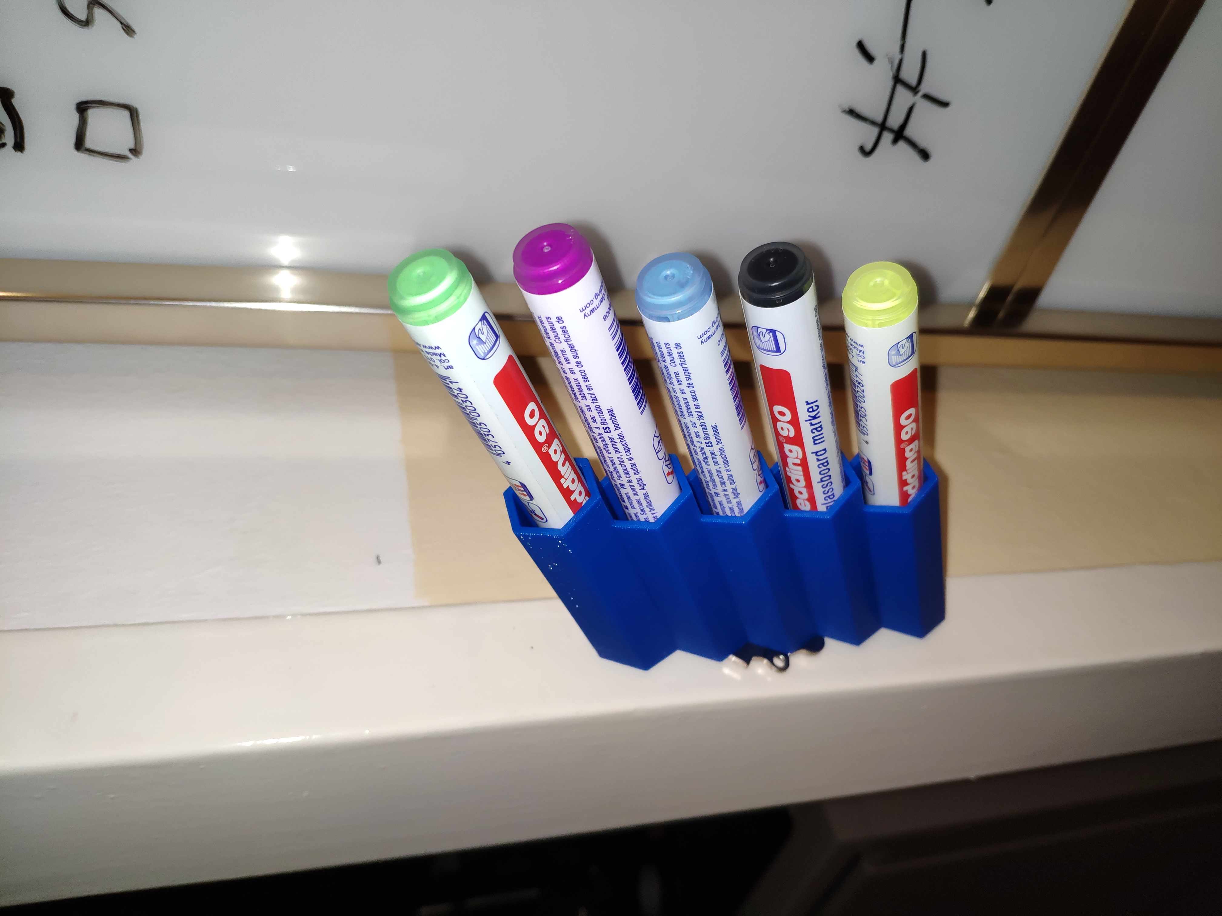 hexagon pen holder (parametric)
