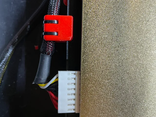 Qidi Heat Bed Cable Support