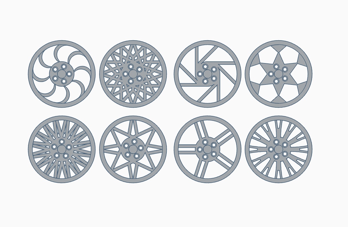 rim shaped coasters