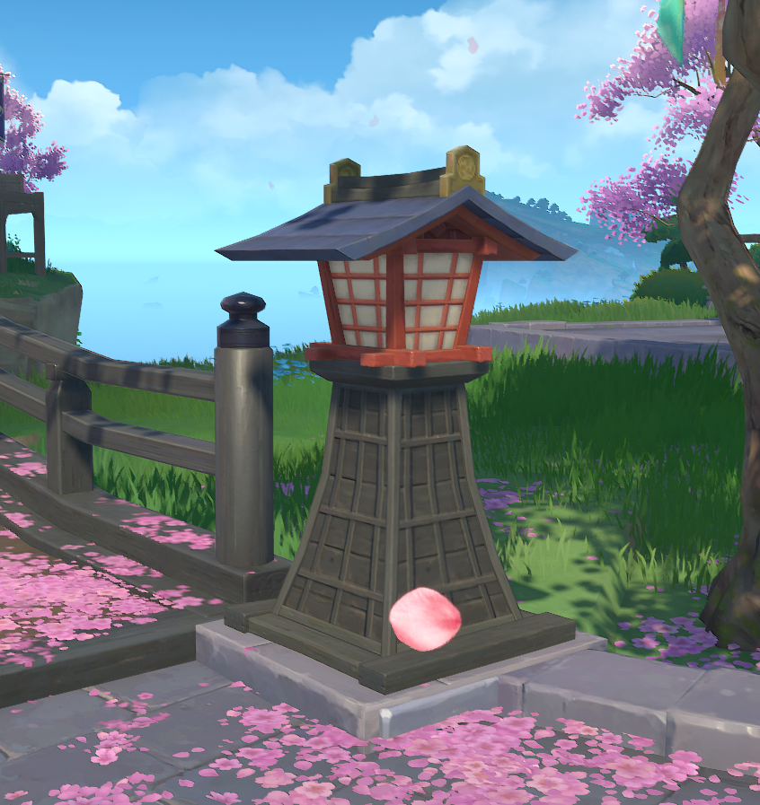 Asian looking lamp 4 (Genshin Impact)