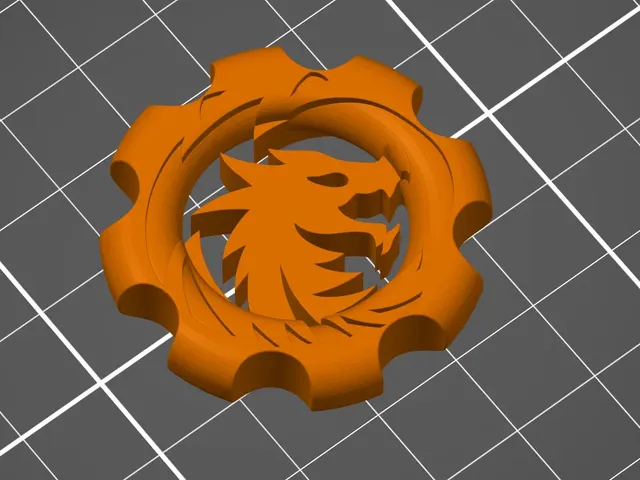 stl of Dragon Makercoin