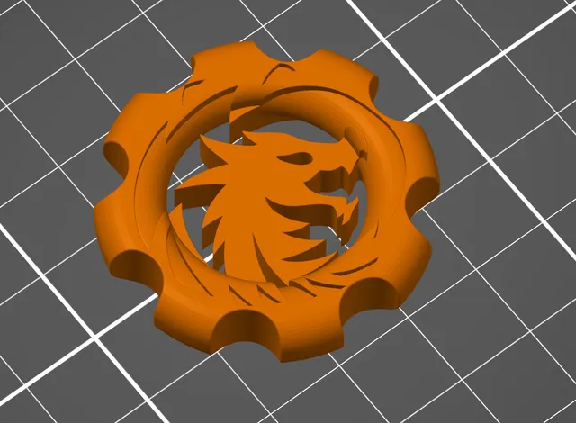 stl of Dragon Makercoin