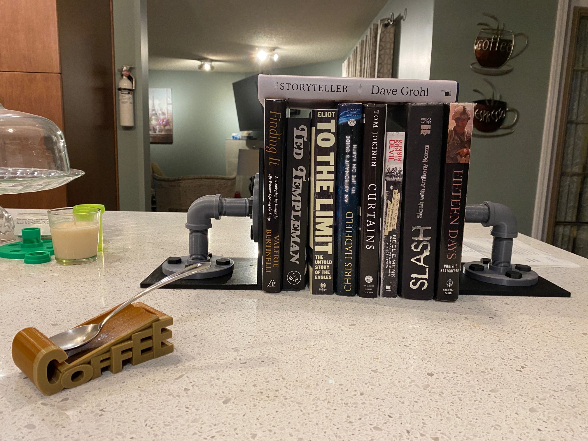 Industial style bookends