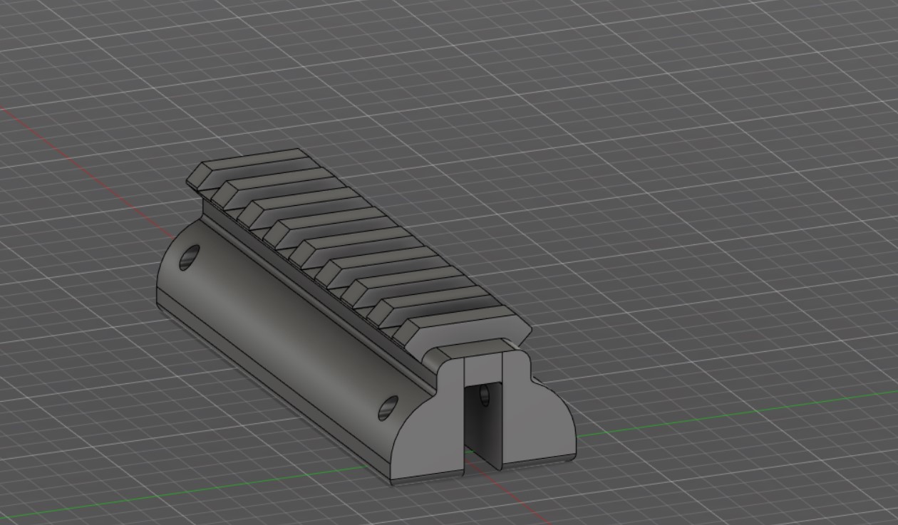Crossman 1322 Picatinny rail