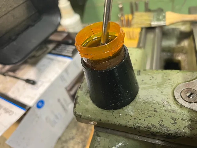 Pill Bottle Holder Cutting Fluid