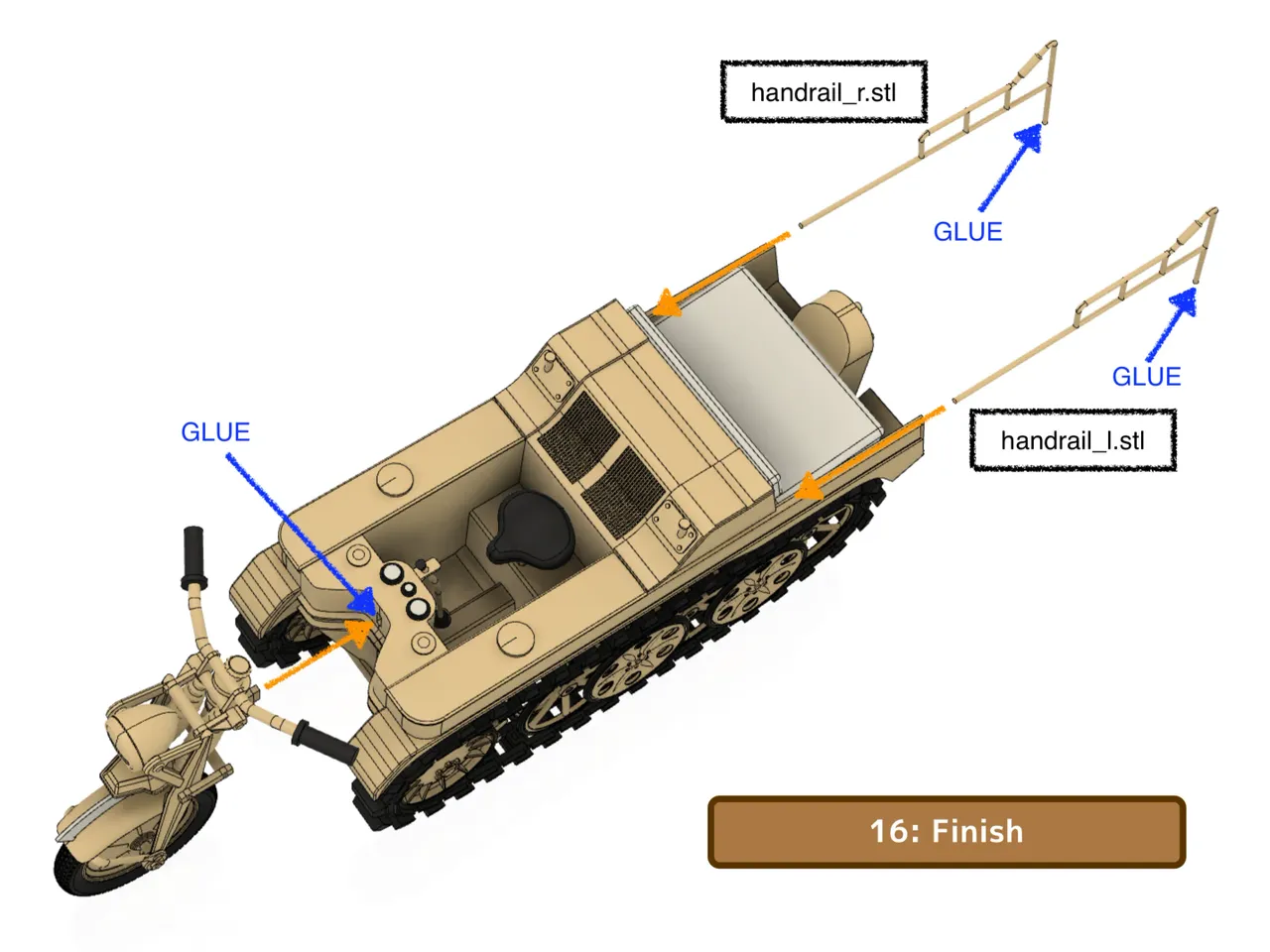 Sd.Kfz.2 Kettenkrad by nkitani | Download free STL model