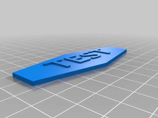 Test Hexagon 2mm tall