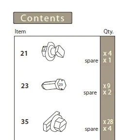 Palram Greenhouse Snap and Grow Spare Parts