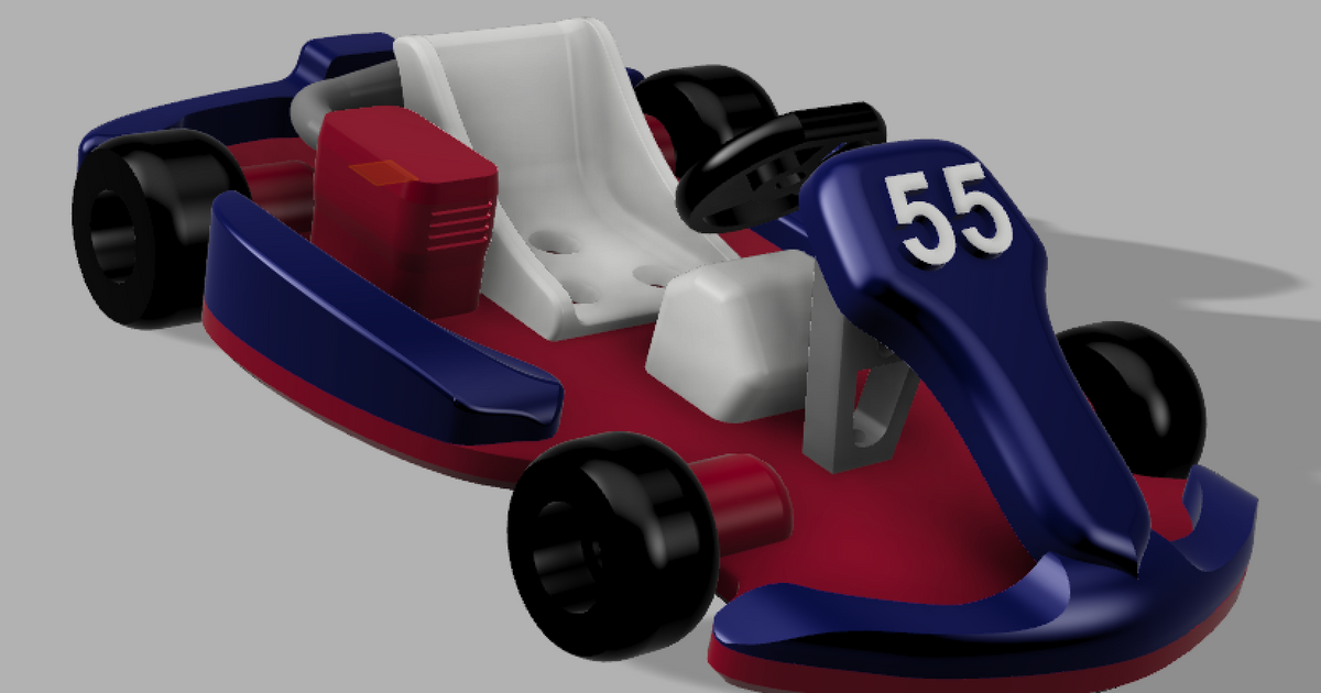 Go-kart by Johny69 | Download free STL model | Printables.com