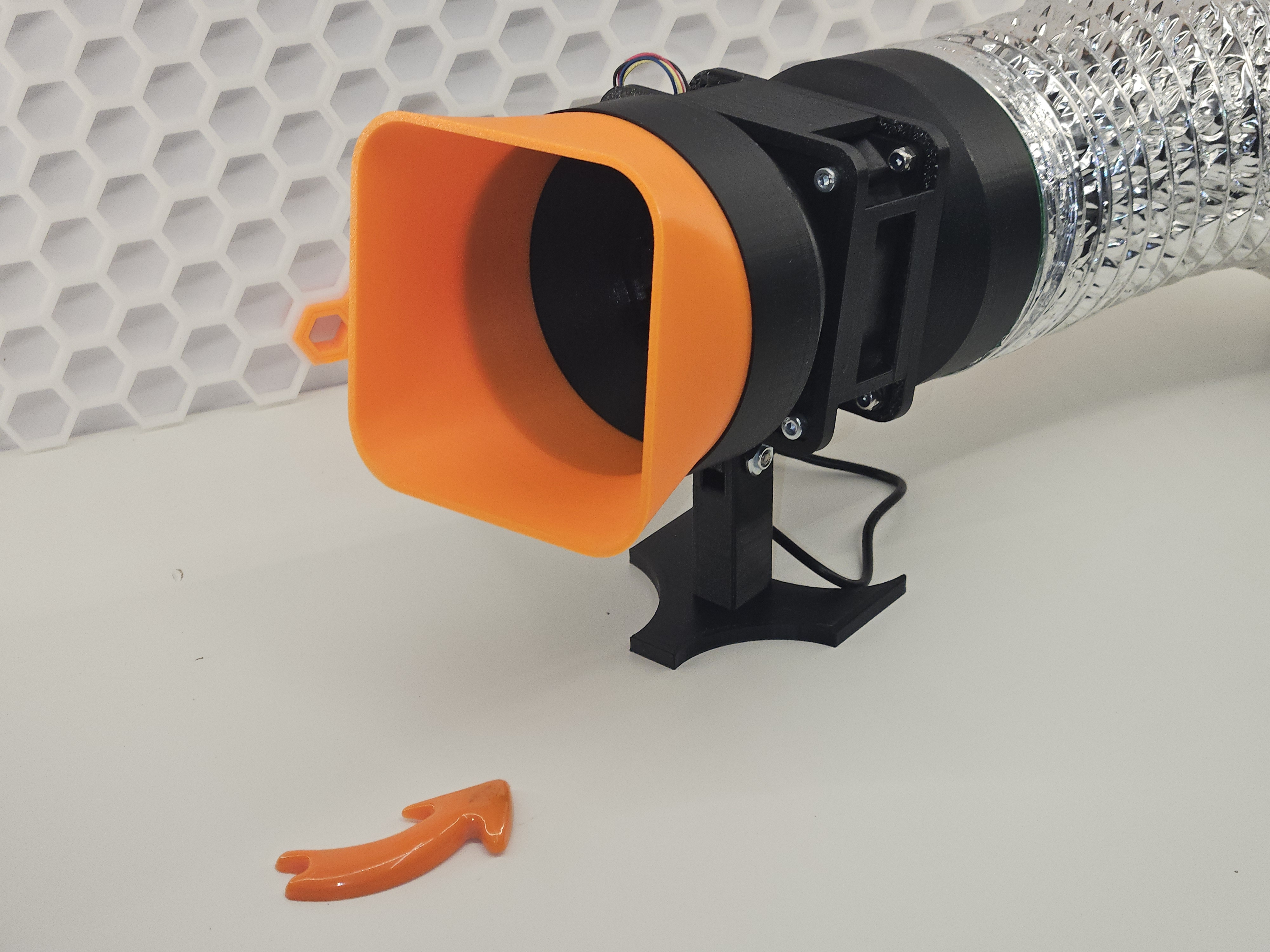 Solder Fume Exhaust 80mm Fan to 100mm duct /tube