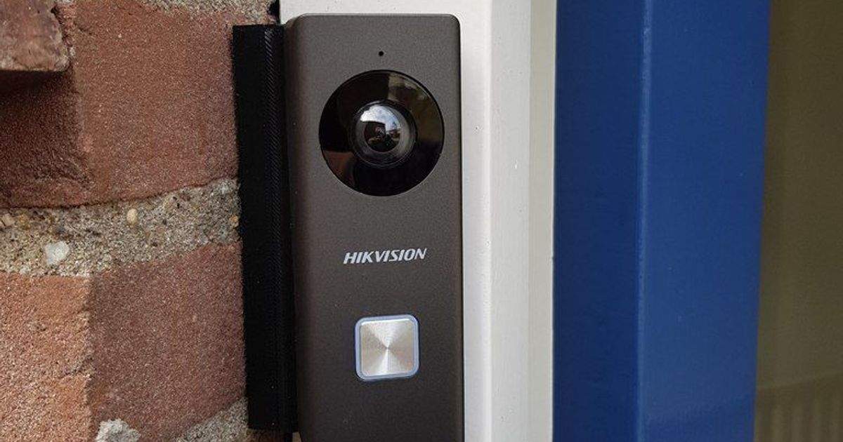 Hikvision DS-6003-WIP doorbell mount by Mitch | Download free STL model ...