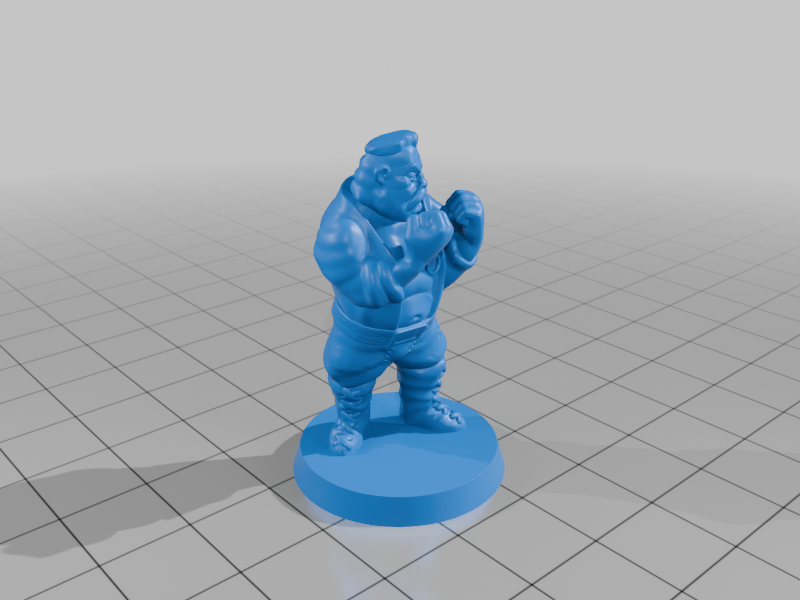 Bandit brawler FDM supportless — miniatura 3