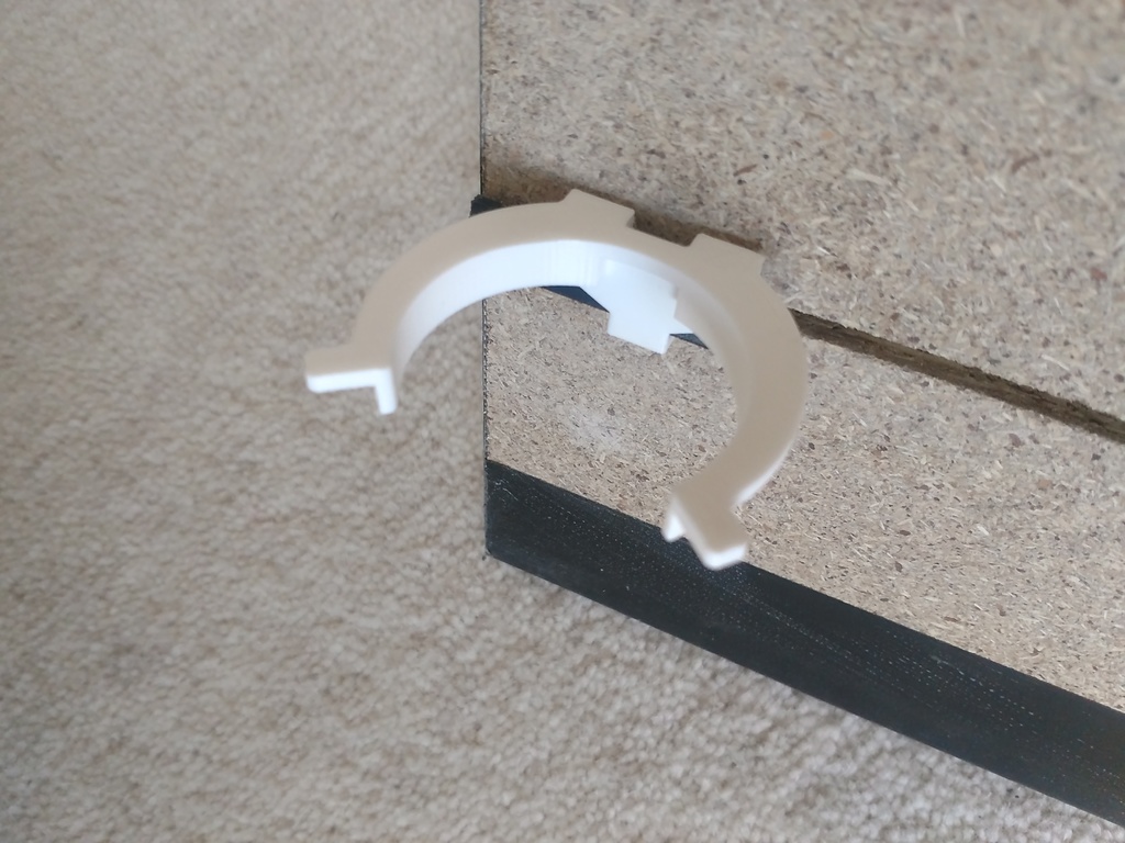 IKEA Faktum old style skirting kickboard leg clip by Tim Angus