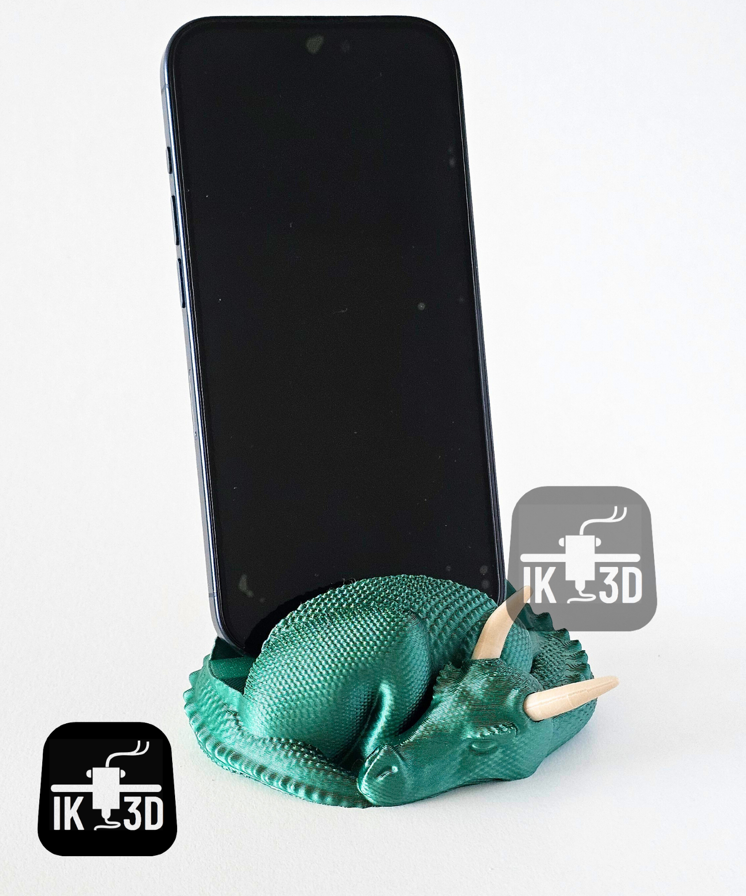 Sleepy Dragon Phone & Card Holder / No Supports / Multiparts or Multicolor — thumbnail 3