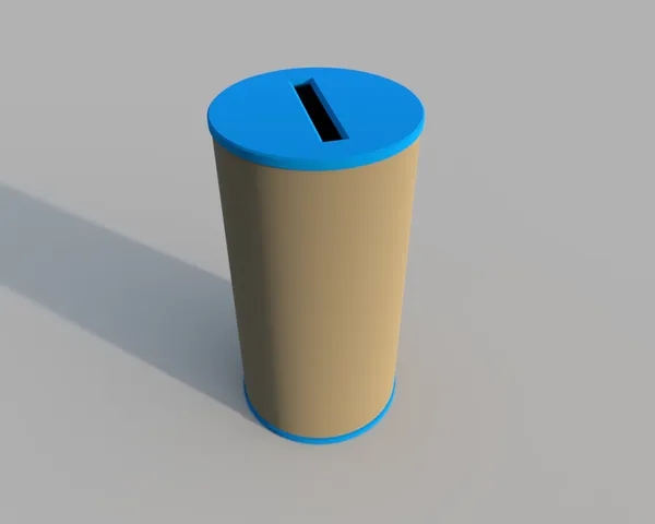 Paper Roll Storage Container/Coin Bank