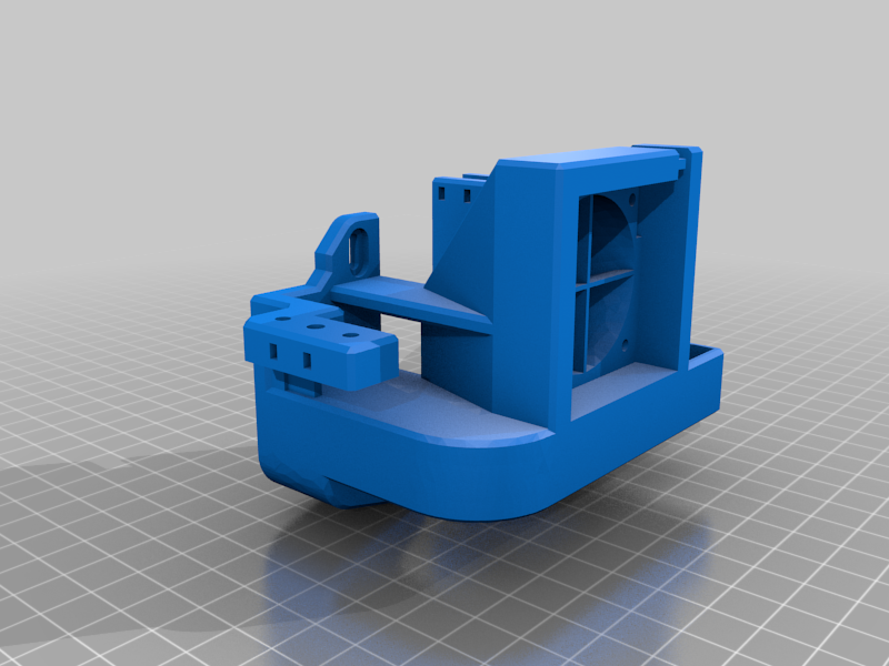 Satsana Duct 5015/4010 with support to BLTouch and Pinda inductive probes