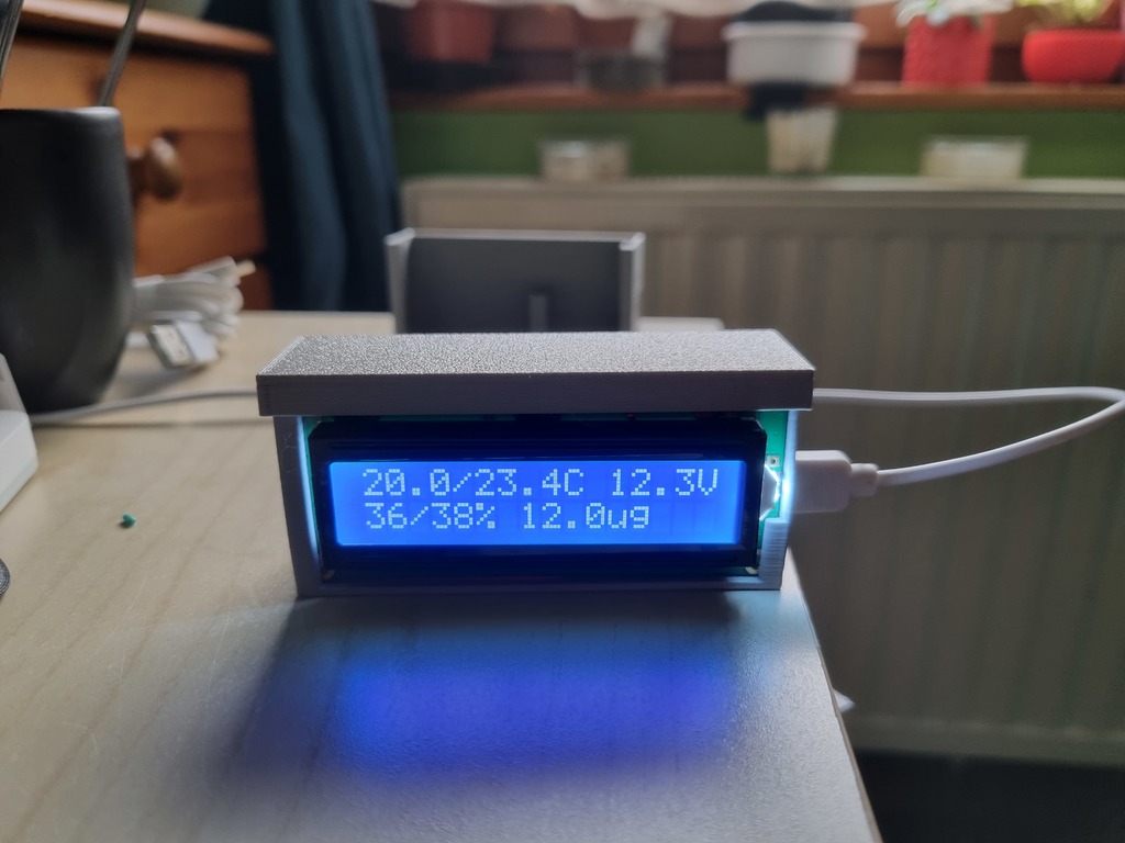 LCD1602 & ESP6266 D1 mini case