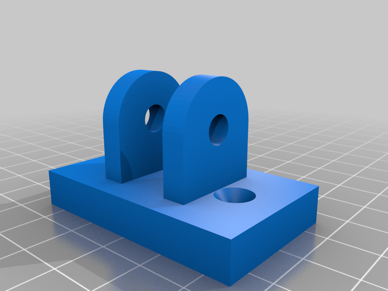Miniatura 2 do modelo 3D Drawer lock with padlock