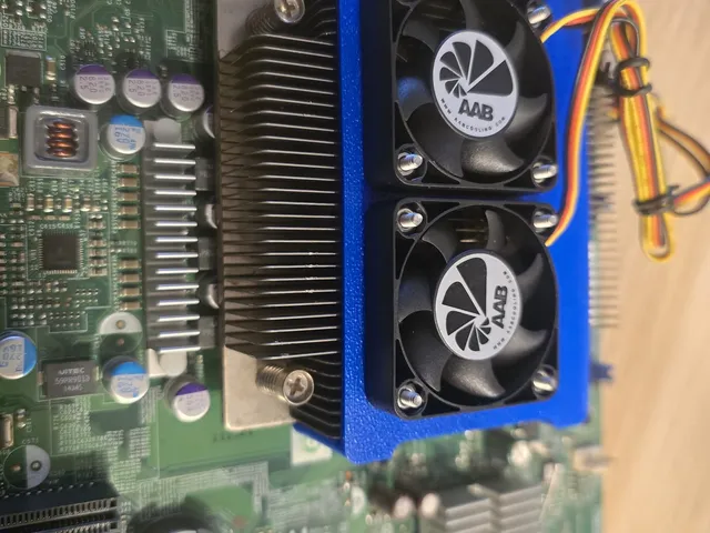 SuperMicro X8SIL-V cpu fan holder
