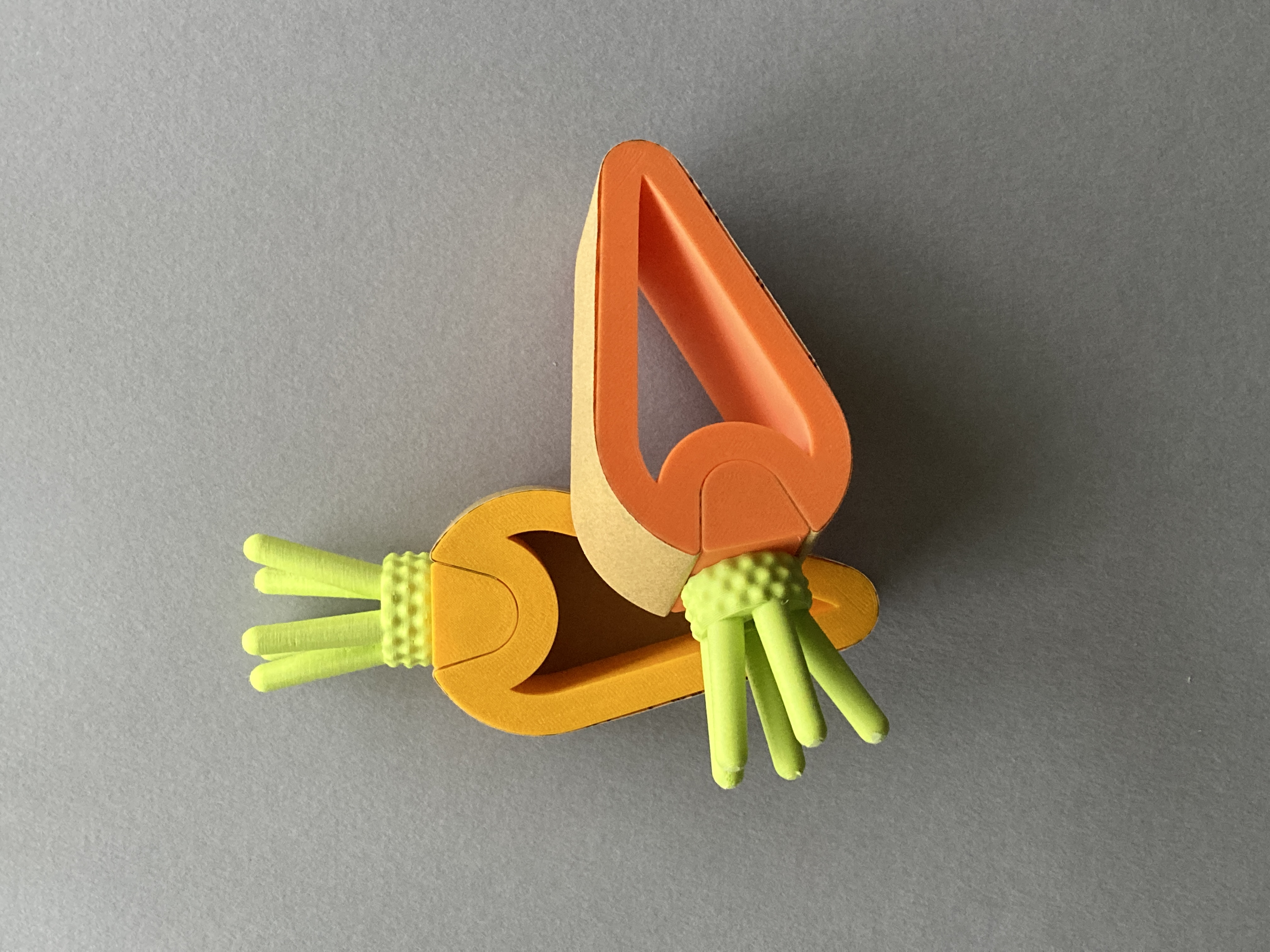 The carrot sanding block design