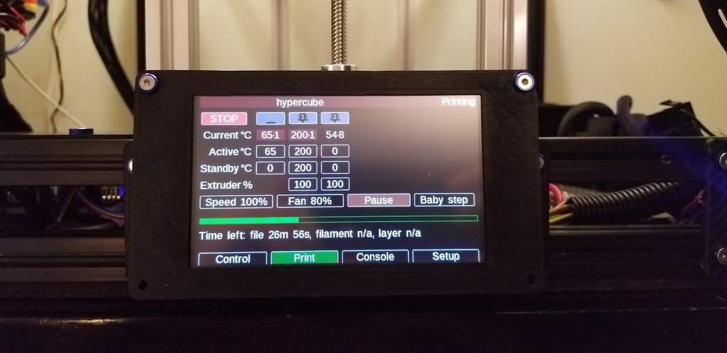 Fysetc 5i Clone PanelDue Touch Screen Case For Hypercube