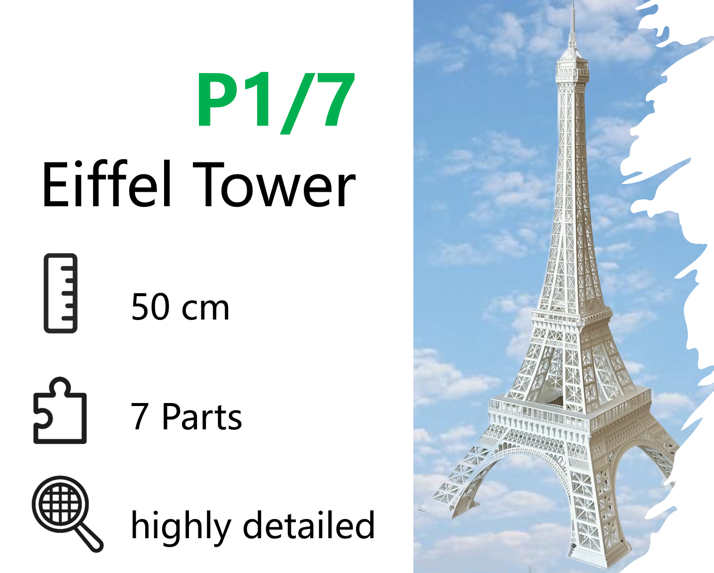 Eiffel Tower - 50 cm - P1/7
