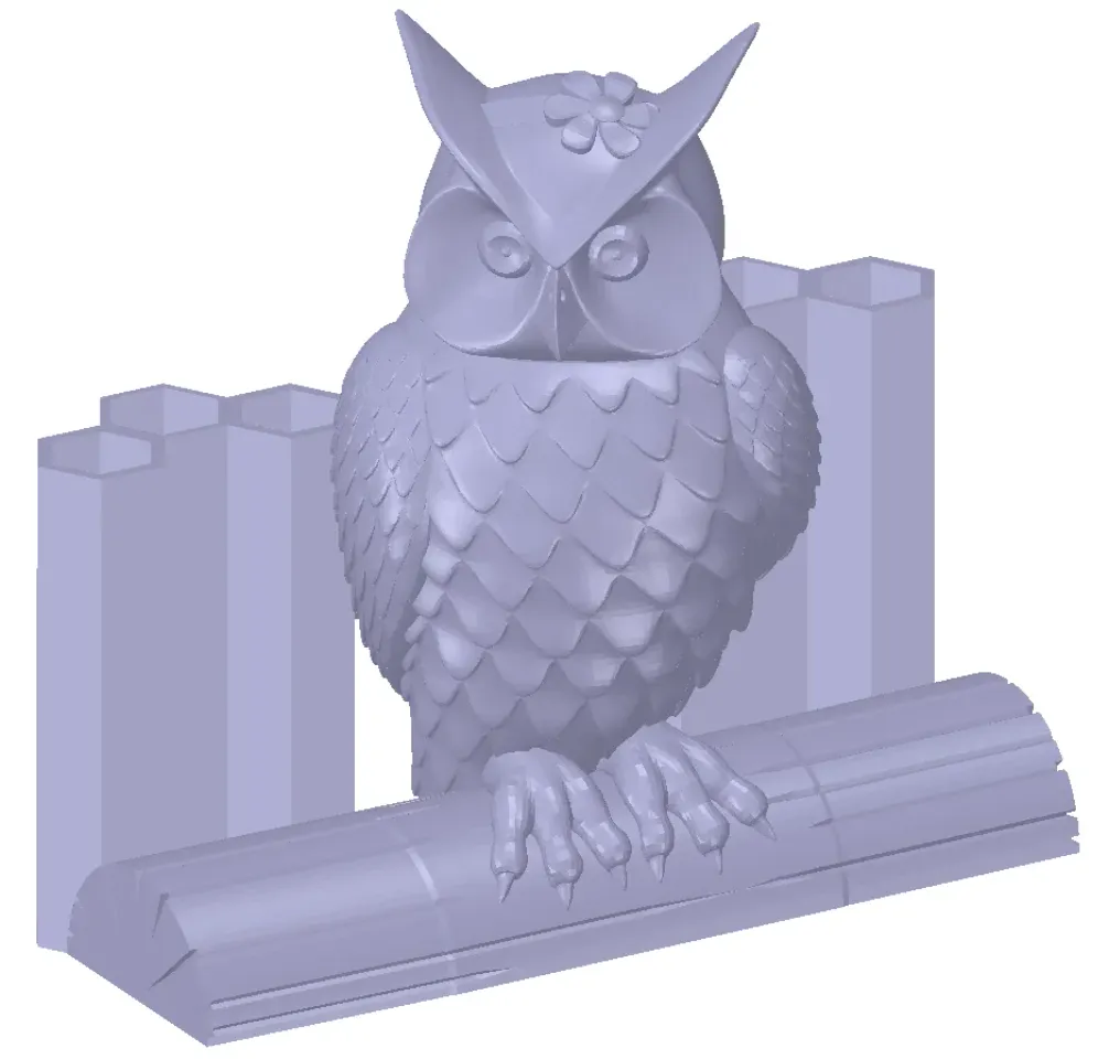 Owl Pen Pot