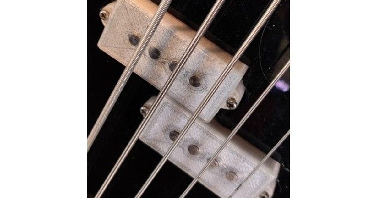 PBass pickup Cover by Aprintame Download free STL model