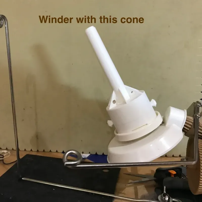 Cone for Yarn Winder, small skeins by WoodenDavid, Download free STL model