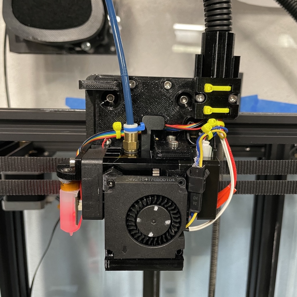 Ender 6 BIQU H2 Mount, Strain relief and Fan duct by cgenco | Download ...