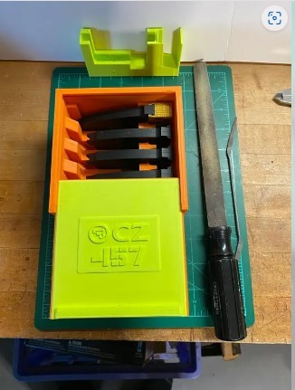 CZ457 455 452 512 Magazine Box for Extended Mags (12 round) With Sliding Lid