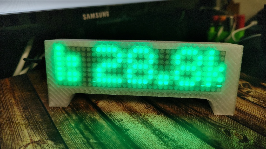 Enphase Solar Monitor | WiFi LED Matrix Display
