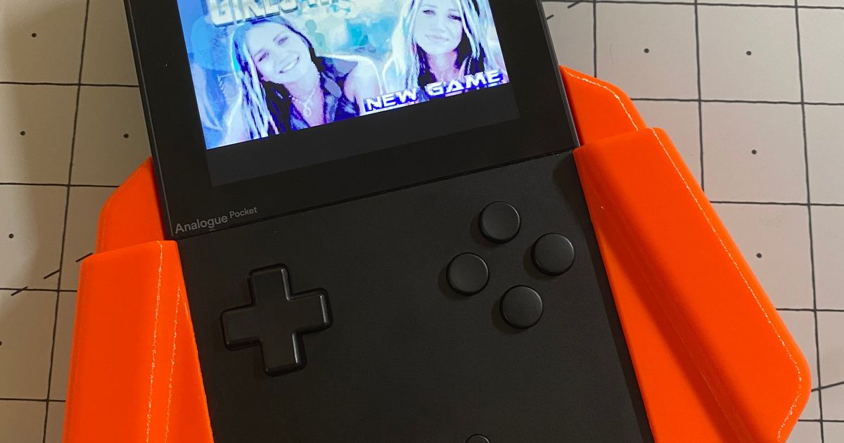 Analogue Pocket Grips (WIP) by BlueShell3D Download free STL model