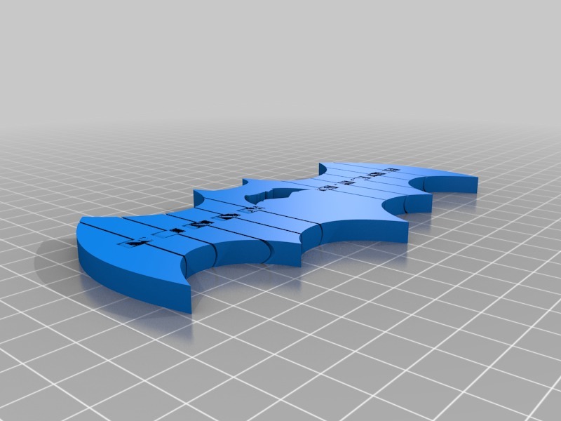 Miniatura 2 do modelo 3D Flexi Articulated Bat