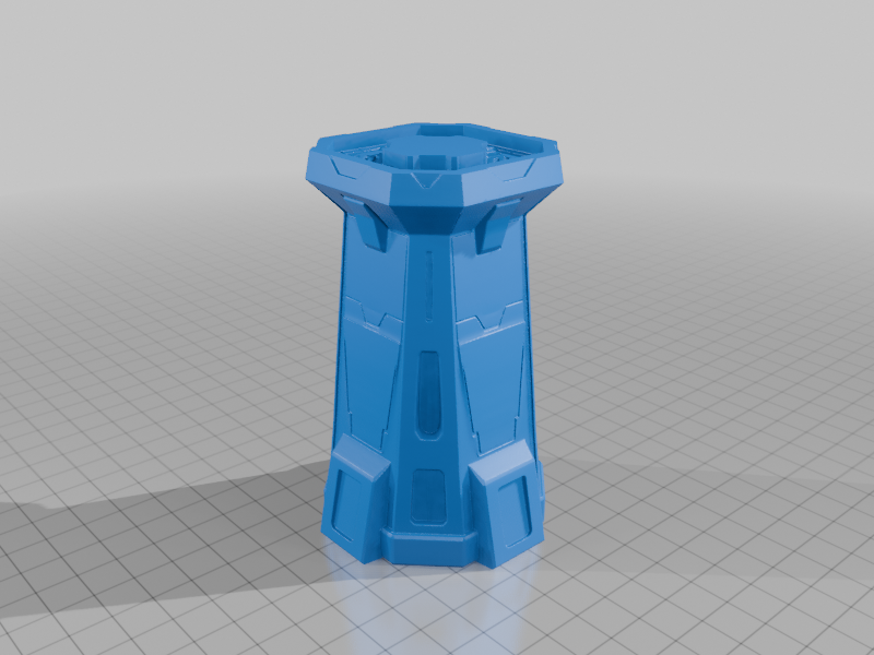 Sci-Fi Turret Tower/Sentry Tower for Tabletop Games/Wargames Terrain