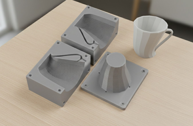 Modern coffe cup mold