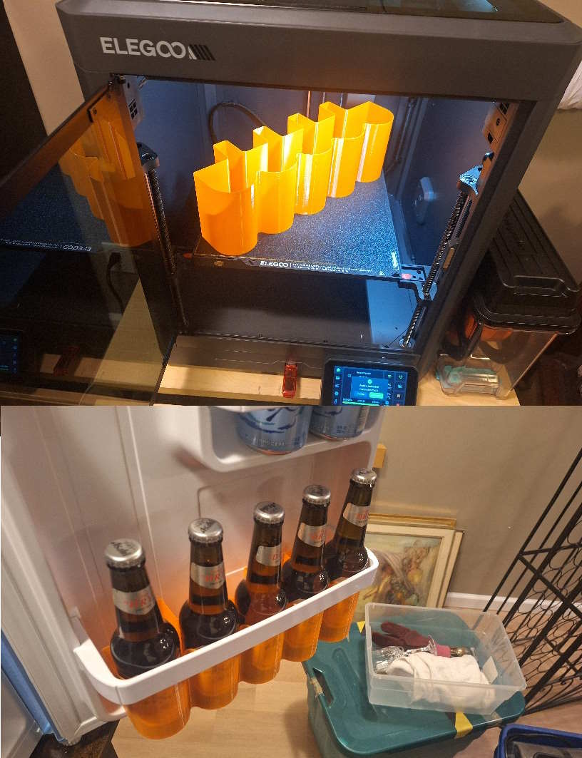Beer Bottle Holder Insert - VASE MODE