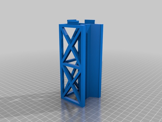 Miniatura 8 do modelo 3D LED bridge lamp (universal segment)