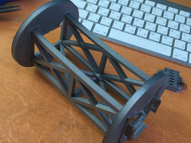 Miniatura 4 do modelo 3D LED bridge lamp (universal segment)