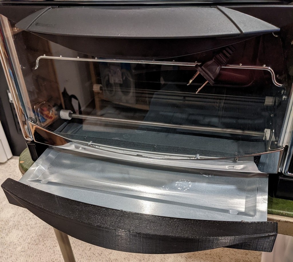 Oster Toaster Oven Crumb Tray Handle by Ed Johnson Download free STL