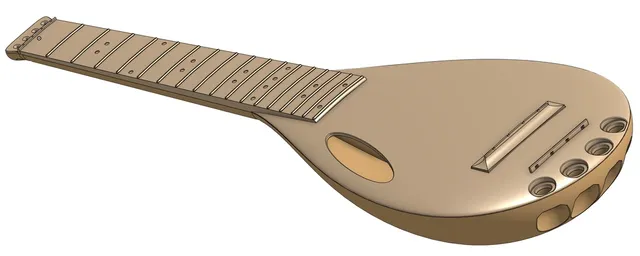 Injection Moldable Headless Tenor Ukulele