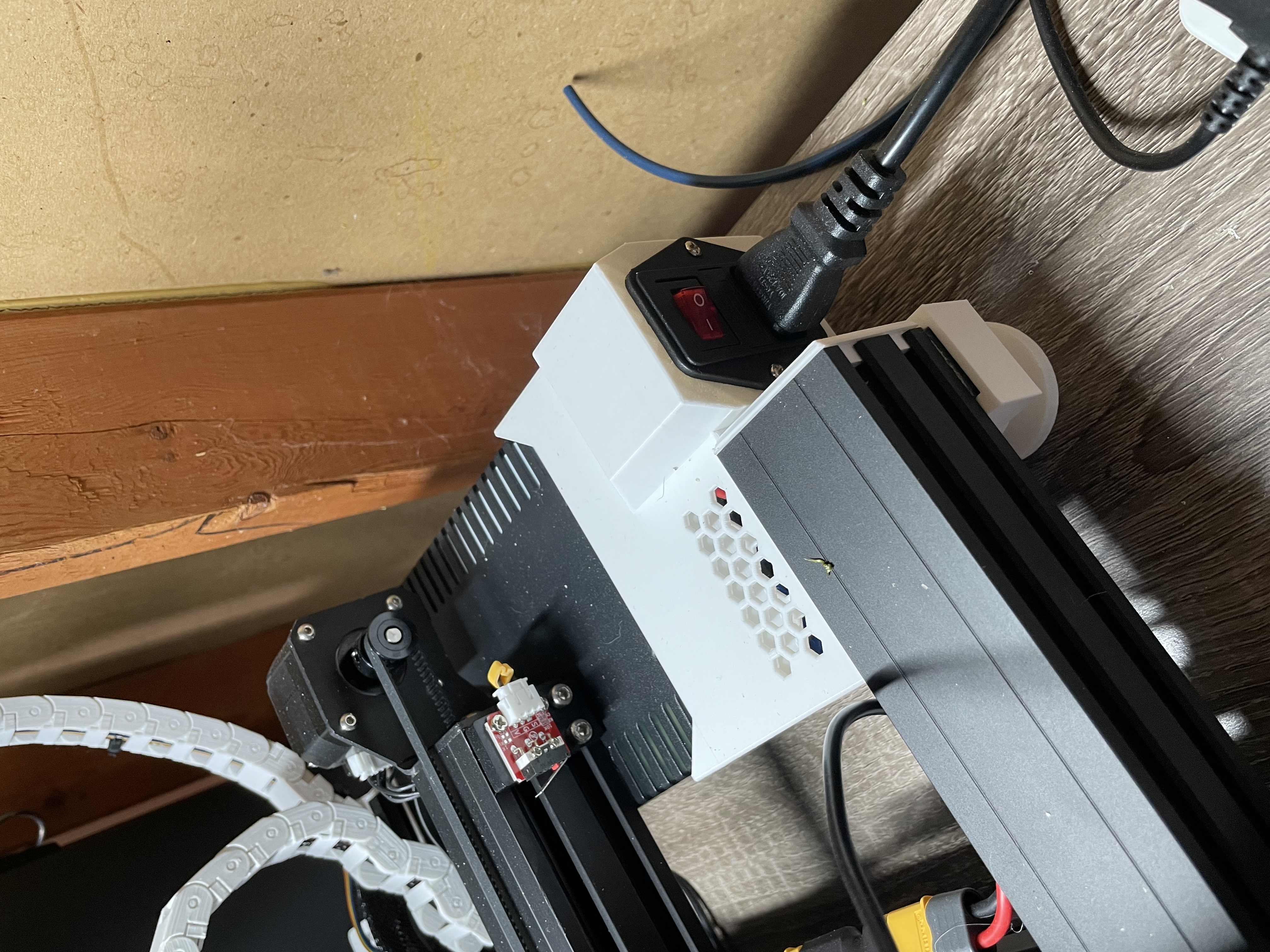 Elegoo Neptune 2 Stock PSU Low profile Rear Mount