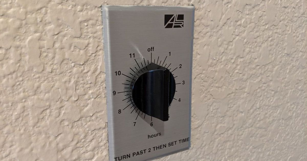 Attic Fan Knob by loidolt Download free STL model