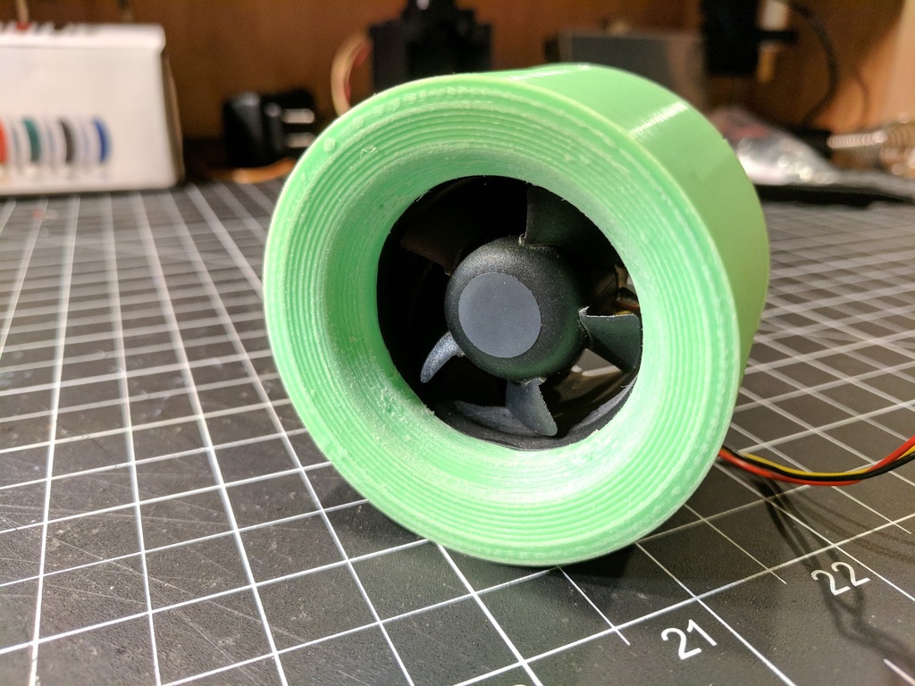 40mm Fan to 2in PVC Adapter
