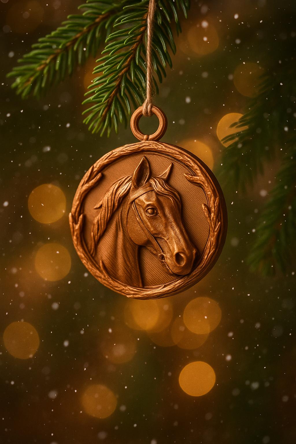 christmas tree decoration horse