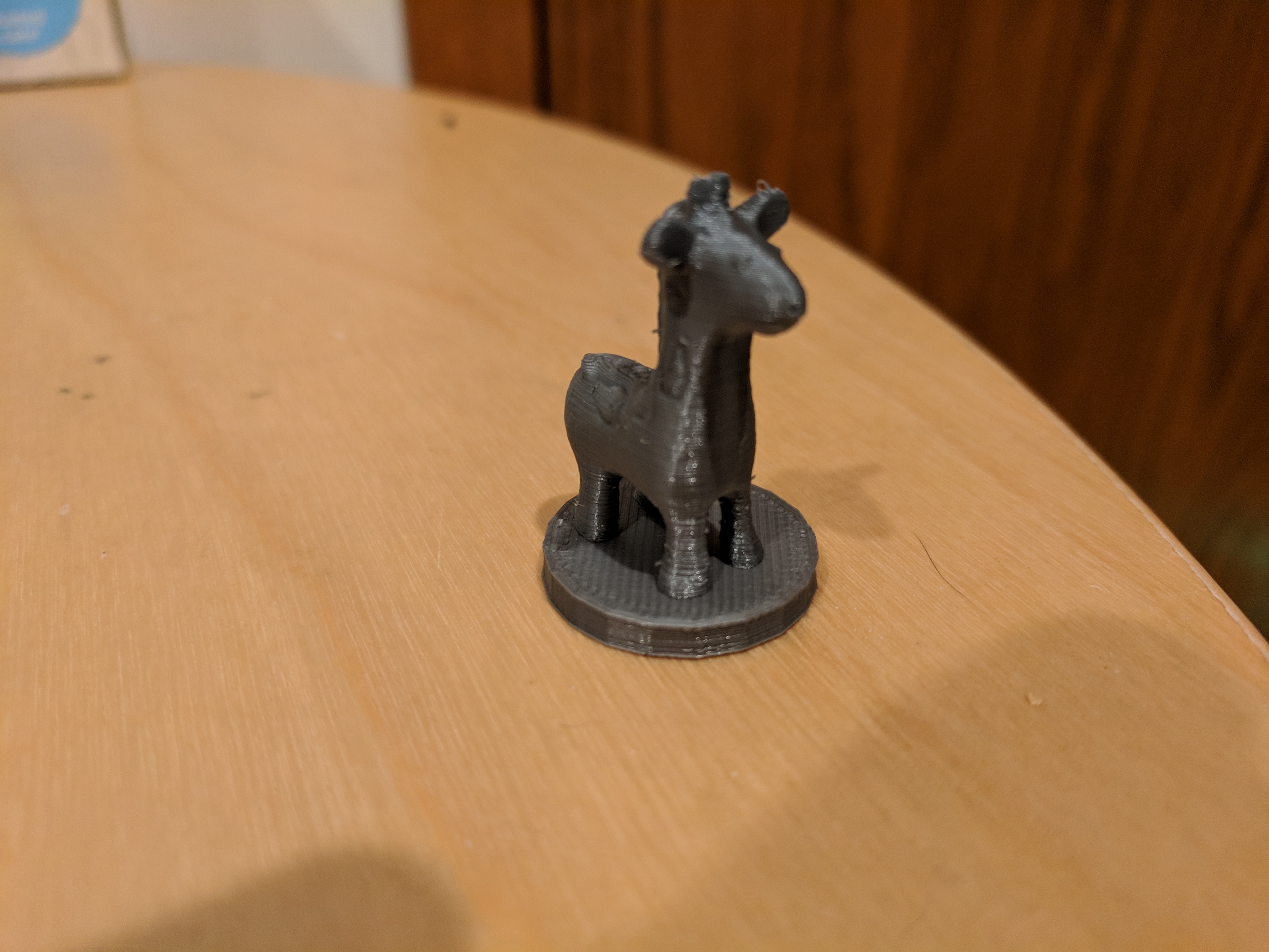 Giraffe on base for Stuffed Fables Board Game