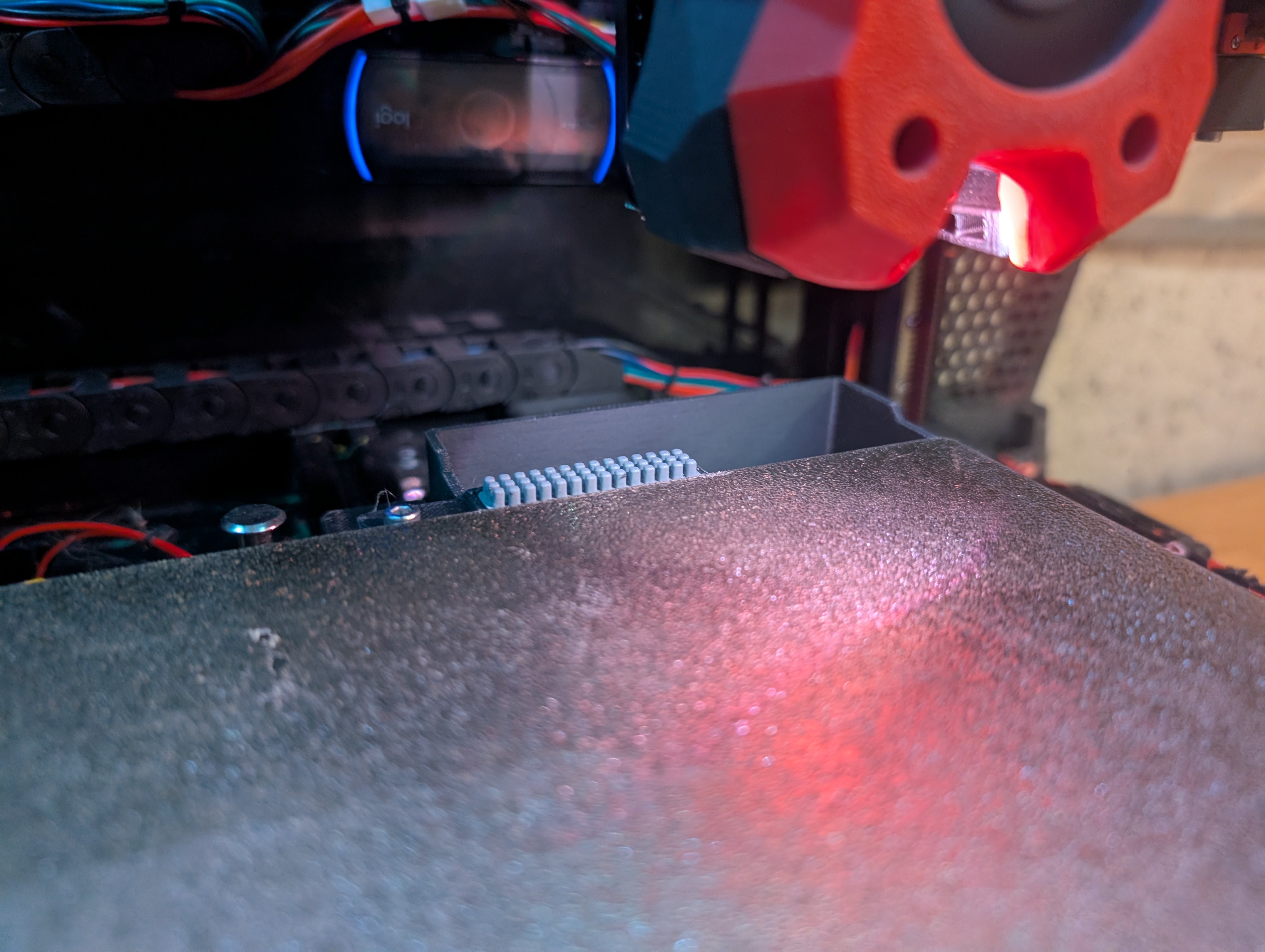 Scrubber Mount - For a Bed Height of 14.7mm above the extrusion