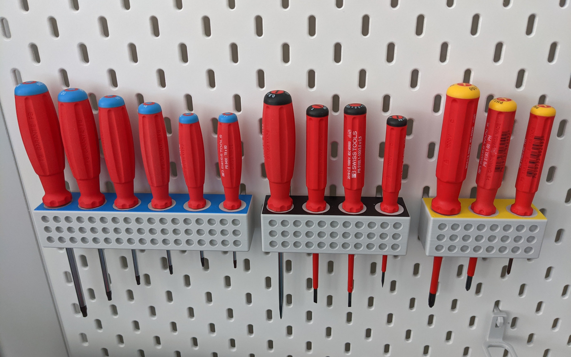 IKEA SKÅDIS pegboard screw driver holder