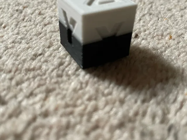 Multicolour 20mm cube