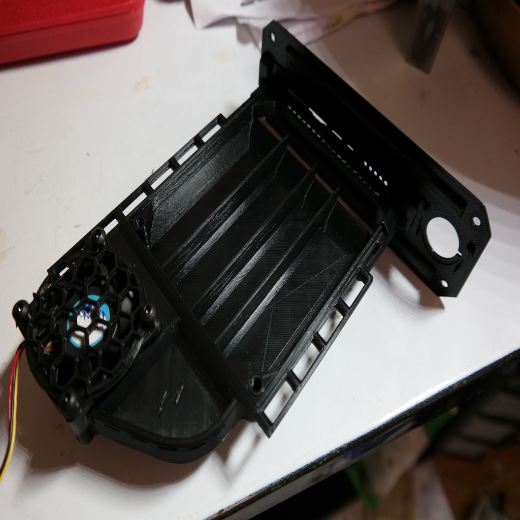 Duet Wifi Board Mount for Anycubic Kossel XL, with 5010 Cooling